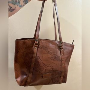 Patricia Nash Benvenuto Map Tote Bag